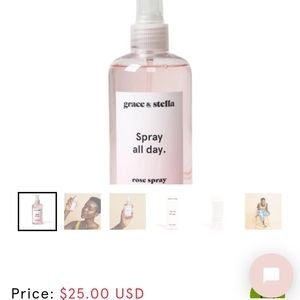 Hydrating rose facial spray